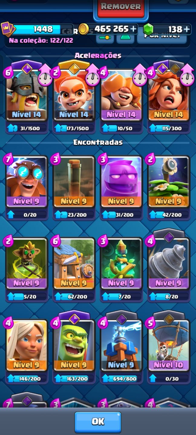 CONTA CLASH ROYALE 10.5K DE TROFÉUS