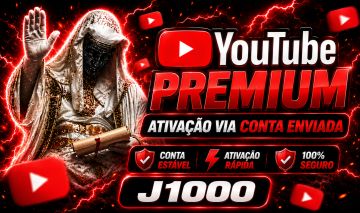 YOUTUBE PREMIUM - Conta Ativada/PRONTO PARA SER USADO