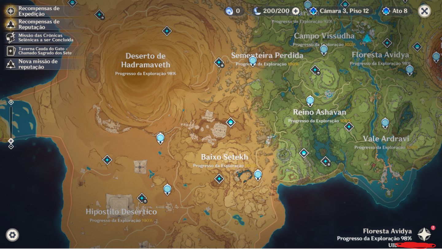 Conta genshin endgame explorada 21 5 estrelas times do meta perfeita pra 7.0