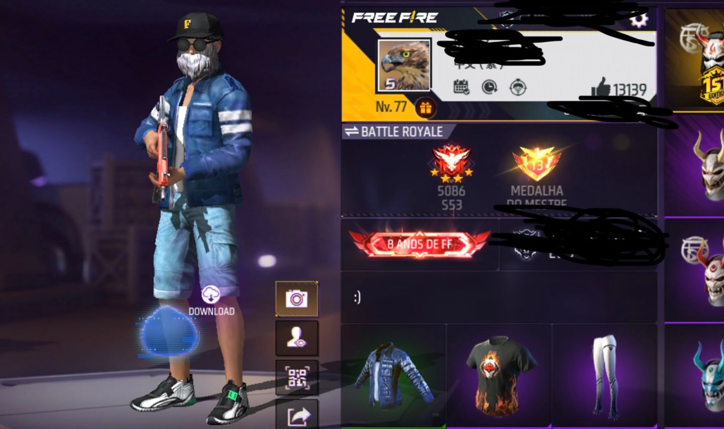 Conta segundo passe e camiseta beta