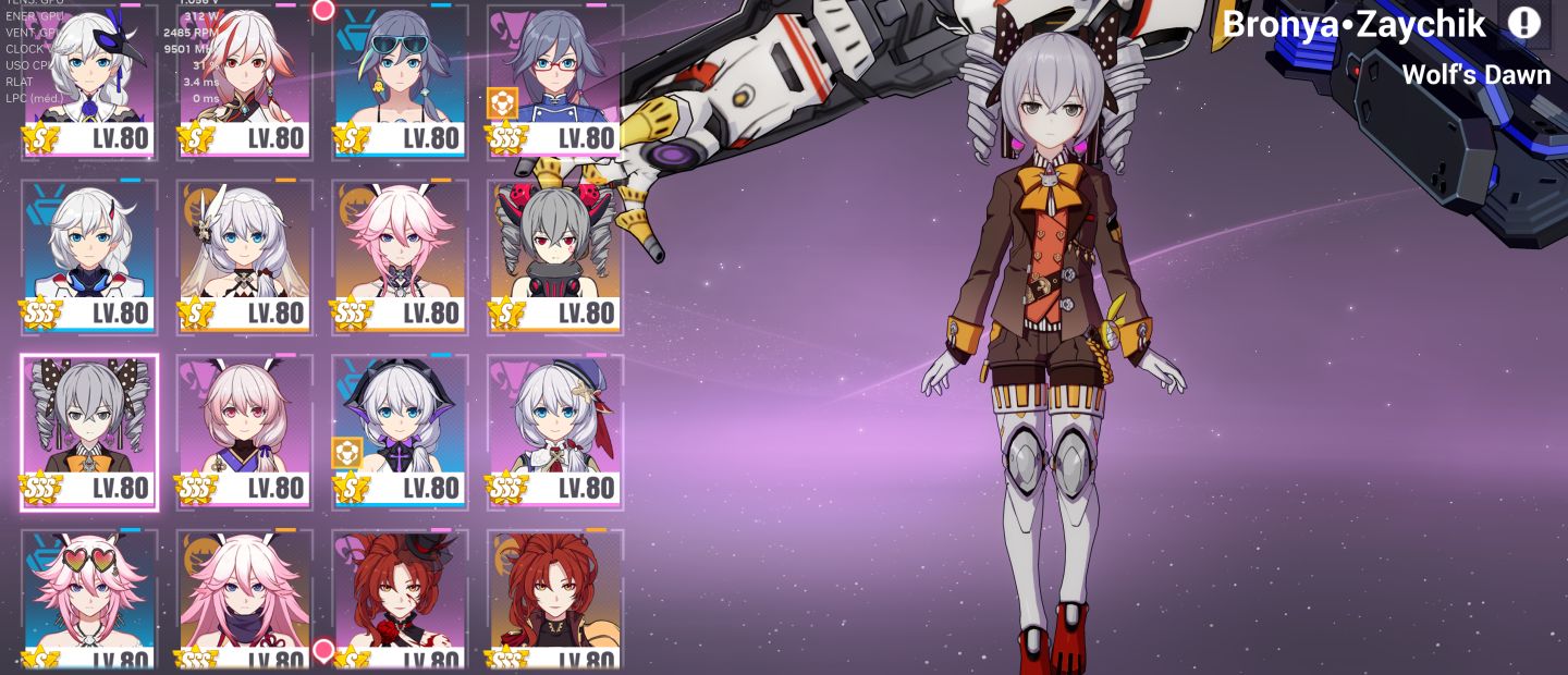 CONTA Colecionador - Honkai Impact 3rd + 90 Limitadas e armas + Herrscherss
