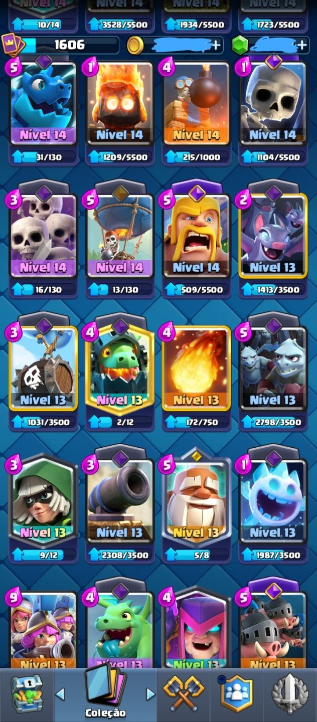 Conta Clash Royale 12024 Troféus
