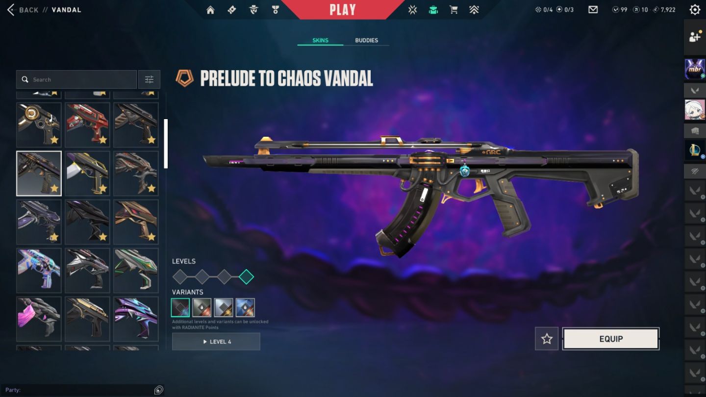 CONTA VALORANT COM +5k GASTOS DESDE O BETA (PCT CHAMPIONS 24/25) + LOL 222 SKINS