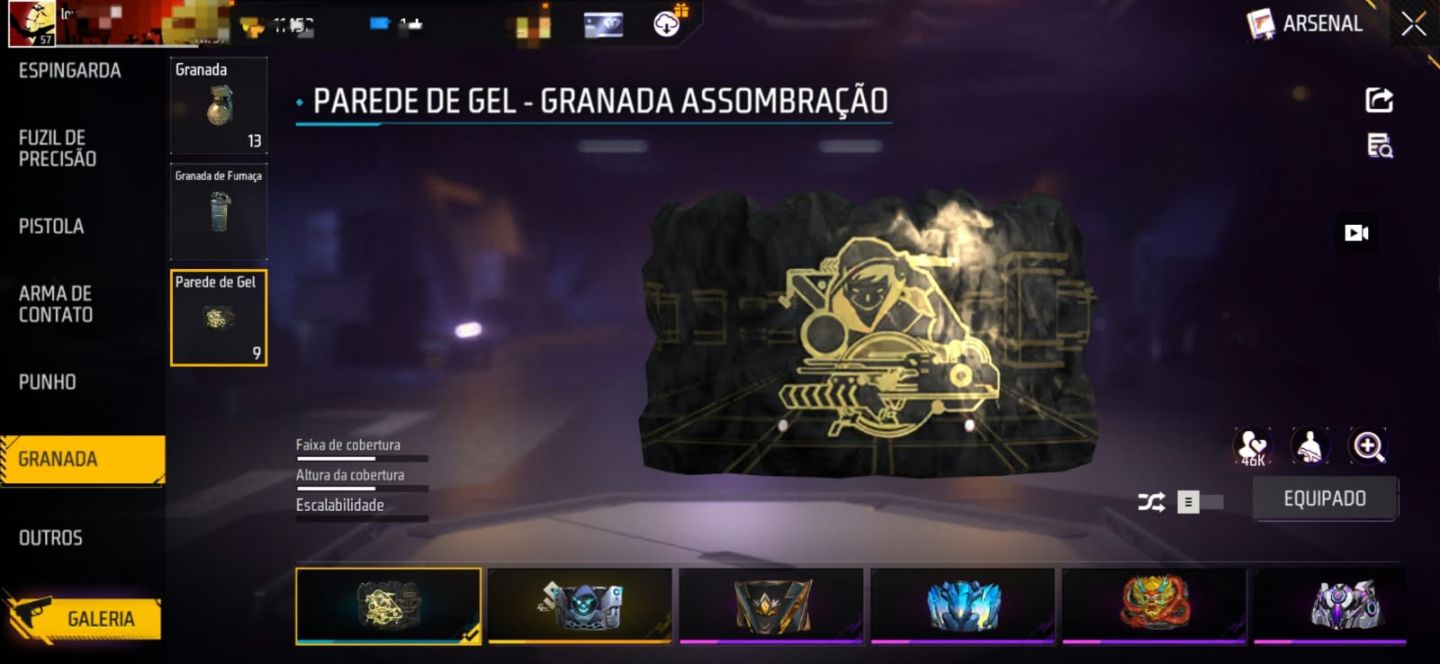 Conjunto Minato + Punho Soberano + UMP, MP40 e XM8 Atributadas Permanentes