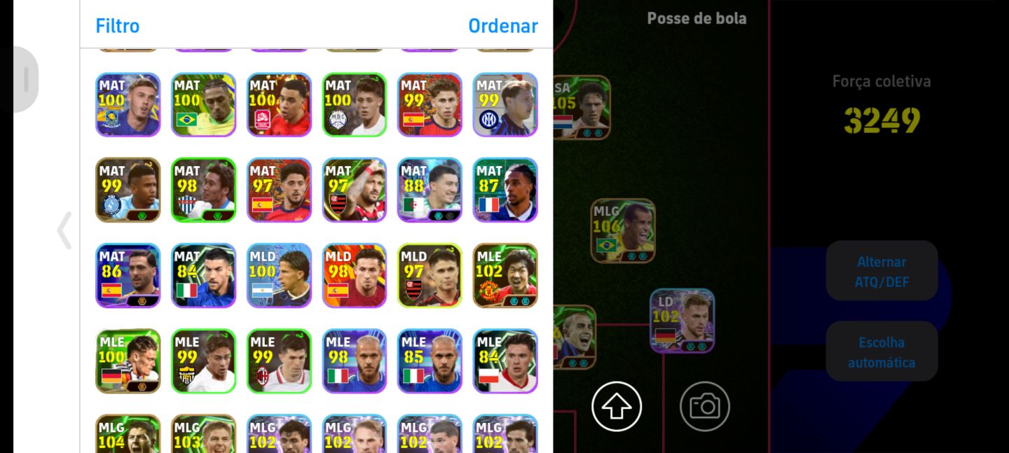 CONTA EFFOTBAL COM MUITOS PAGOS! PEGANDO 3255 + DE FORÇA MAXIMA