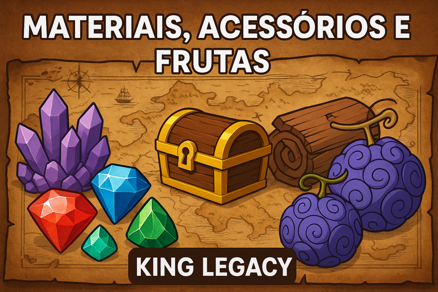 King Legacy Mats, Frutas e etc