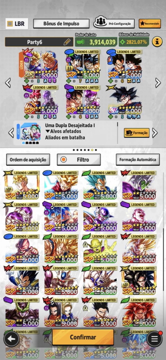 Conta level 151 com Lr gohan- thunks barato