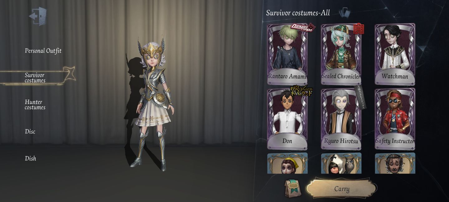 Conta Identity V Antiga | Várias Skins S e A | +12k Echoes Gastos