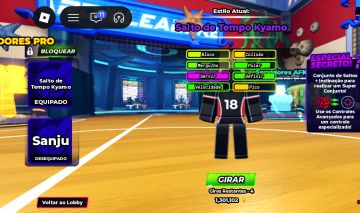CONTA VOLLEYBALL LEGENDS TIME SKIP KYAMO + SANJU + HIDARI | 1.2M MOEDAS| LV 30