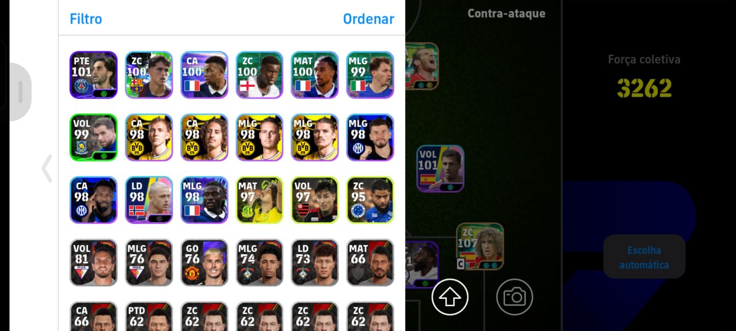 Conta Efootball com Del Piero big time e Gullit
