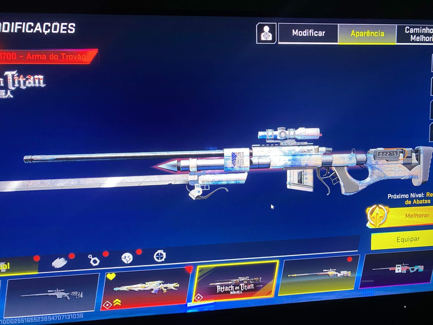 Conta Blood Strike com mais de 100 SKINS!