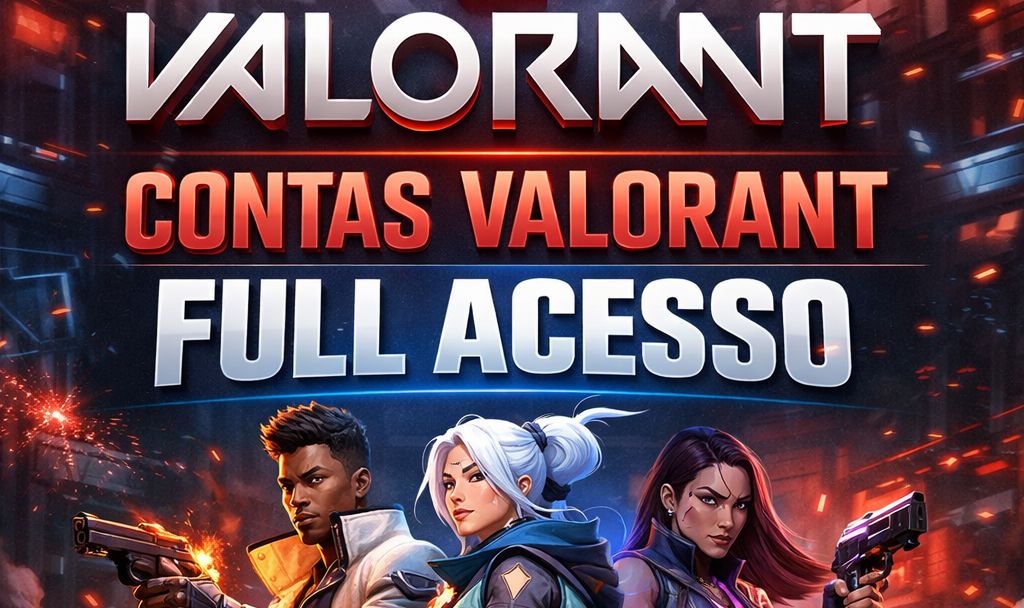 Contas Valorant Ouro Prata e Zero Full Acesso
