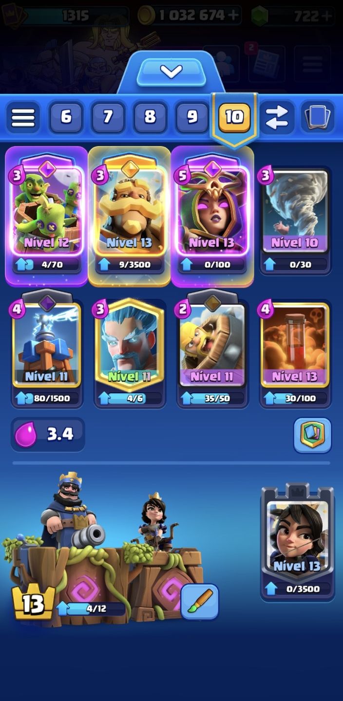 CONTA DO CLASH DE 7000 TROFÉUS!