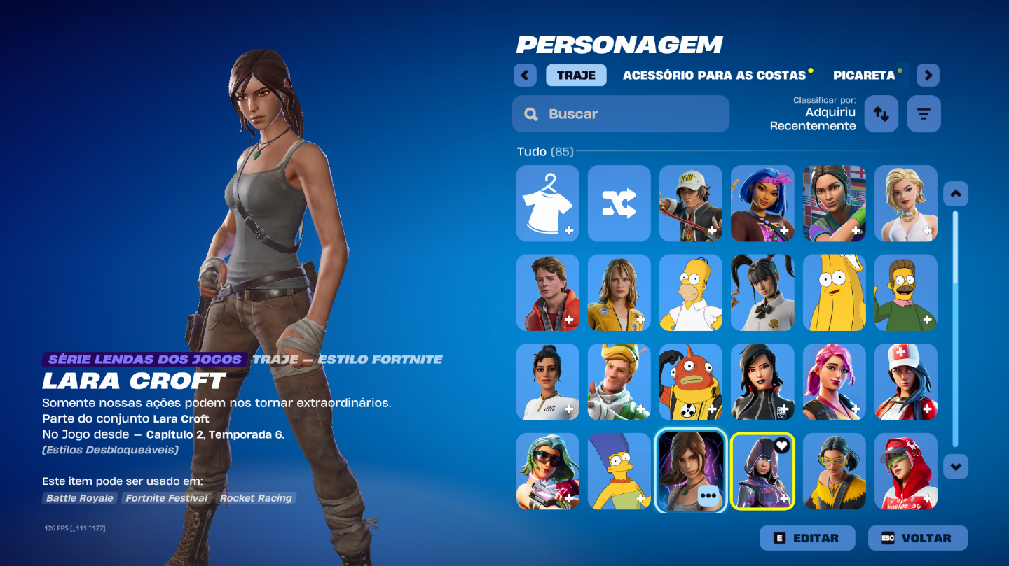 [FULL ACESSO] CONTA FORTNITE 83 SKINS + SKIN GLOW RARA + GTA V + BF 6