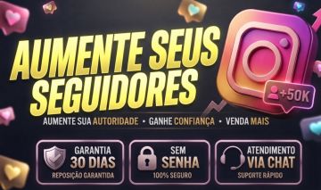 [MAIS VENDIDO DO SITE] SEGUIDORES INSTAGRAM