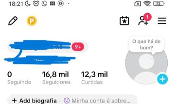 CONTA TIKTOK 16,8K SEGUIDORES - PROMOVER - LINK BIO (SEG. REAIS)
