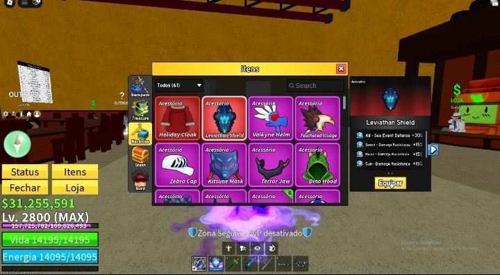CONTA ROBLOX STACKED! Blox Fruits / King Legacy / Haze Seas + VÁRIOS JOGOS