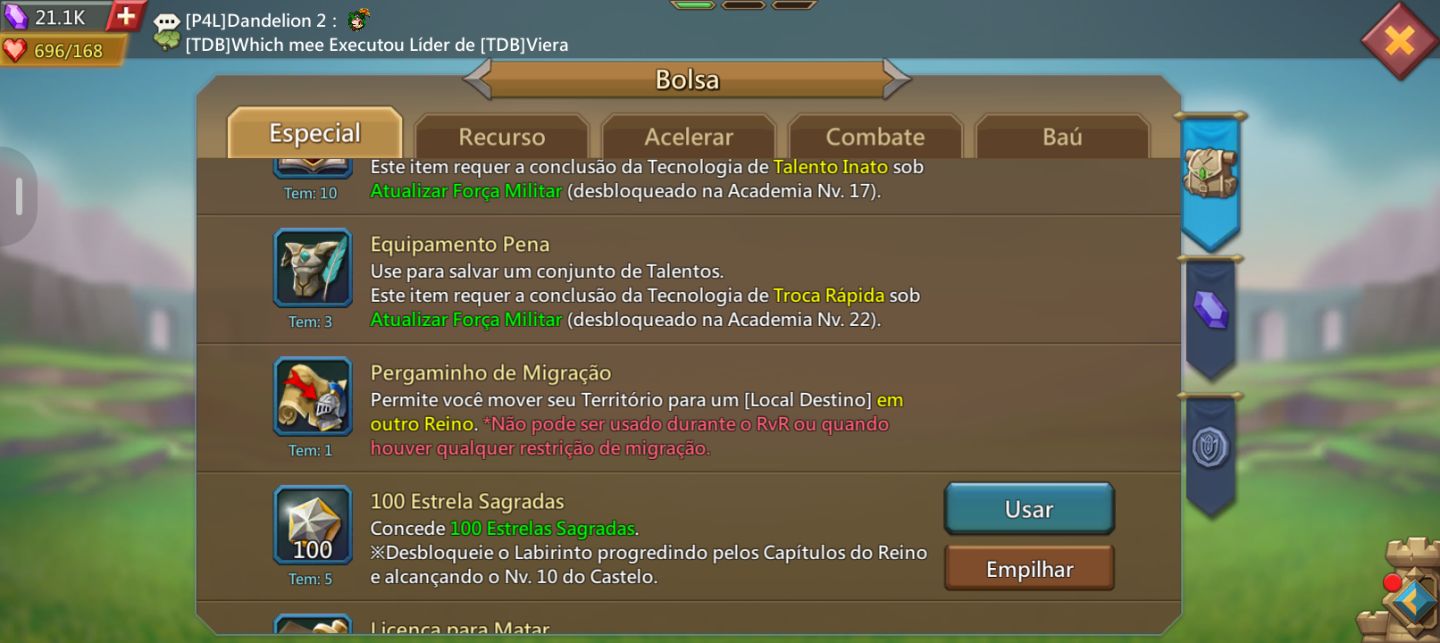 CONTA LORDS MOBILE VIP14