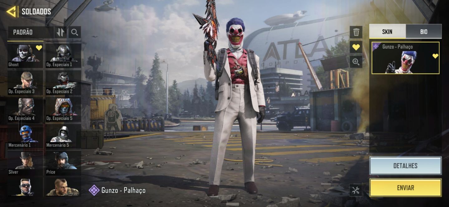 Conta cod mobile com 3 miticas