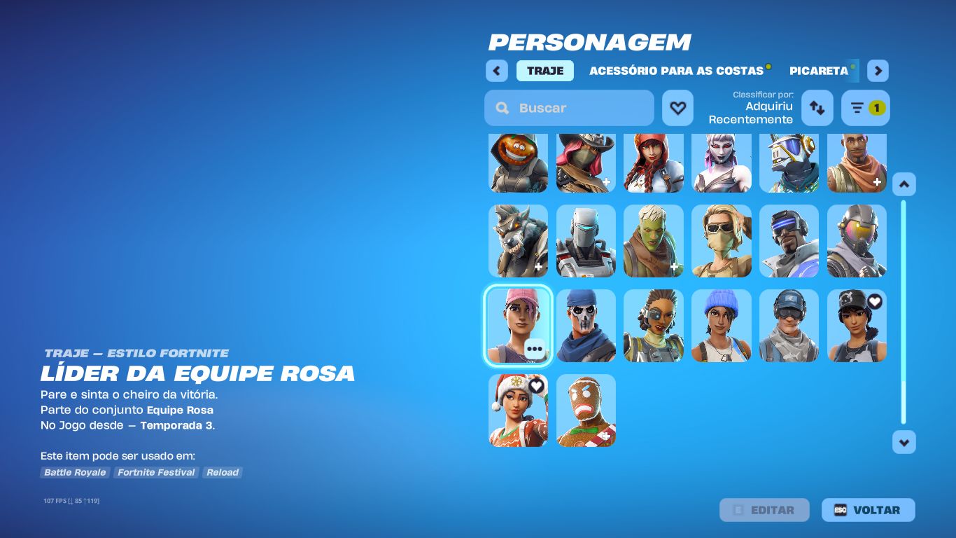 CONTA FORTNITE RARA | Skins Antigas + Passes Antigos + Salve o Mundo ! Full Aces