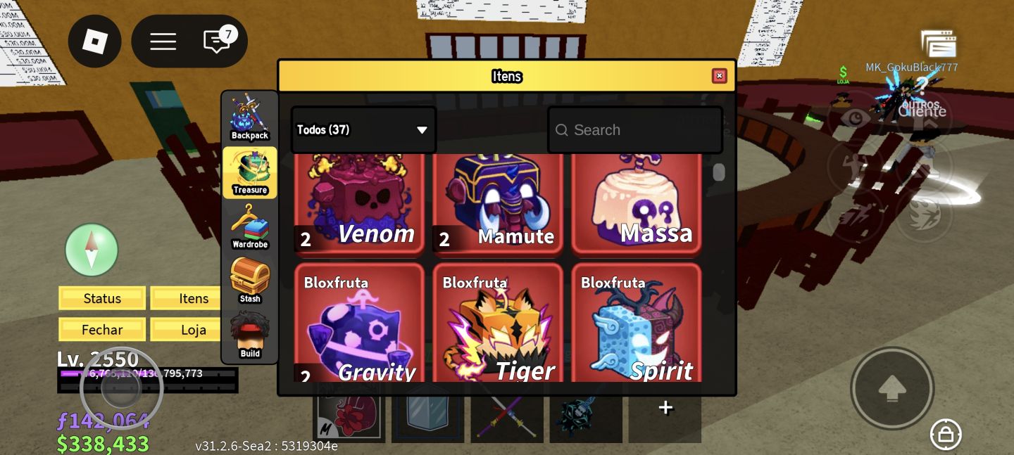 Conta do roblox, skin limitada de Satan e com alguns jogos op