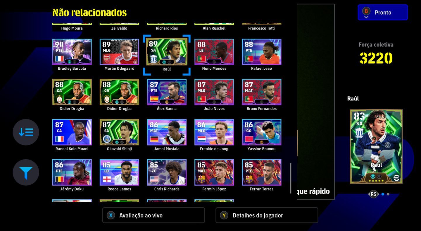 CONTA EFOOTBALL STEAM 3220+ 46 EPICOS 23 SHOWTIMES