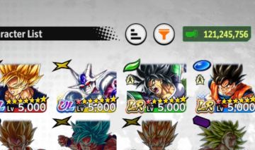 CONTA 20K CC COM BIRDKU/COOLER/BROLY FURY - DRAGON BALL LEGENDS