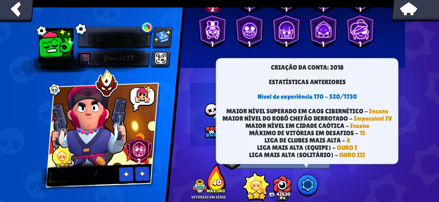MELHOR OFERTA 3 EM 1 CONTA BRAWL STARS, CLASH ROYALE E CLASH OF CLANS AVANÇADO