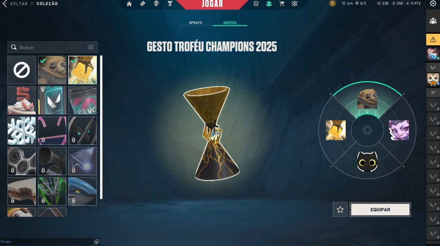 CONTA VALORANT CHAMPIONS 2025 + 12 FACAS | 14 VANDAL | ... +R$2500 GASTOS