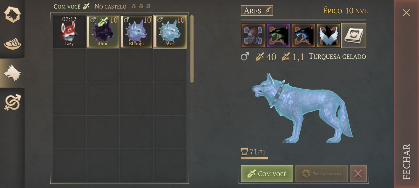 CONTA GRIM SOUL LVL MAX | 3 LOBOS ÉPICOS + 500 BAÚS LENDÁRIOS + RECURSOS TOP