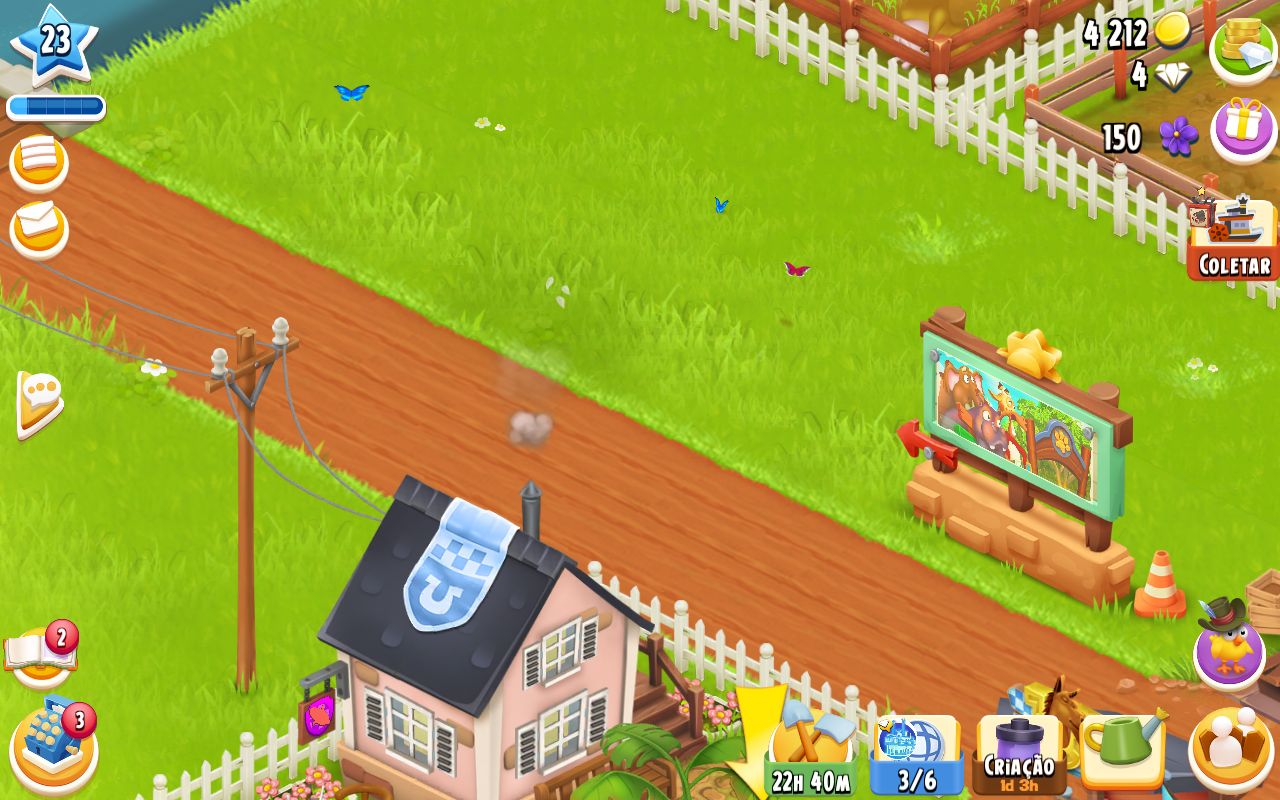 Hay Day - 2 Contas com Progresso | Nível 36 e 23