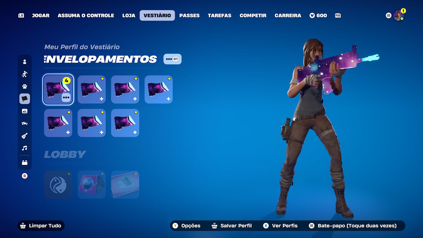 CONTA TRYHARD | 130 SKINS | T3 a T10 full OG & GLOW | SALVE O MUNDO + V-BUCKS
