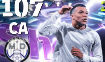 Conta Efootball com Mbappé 107