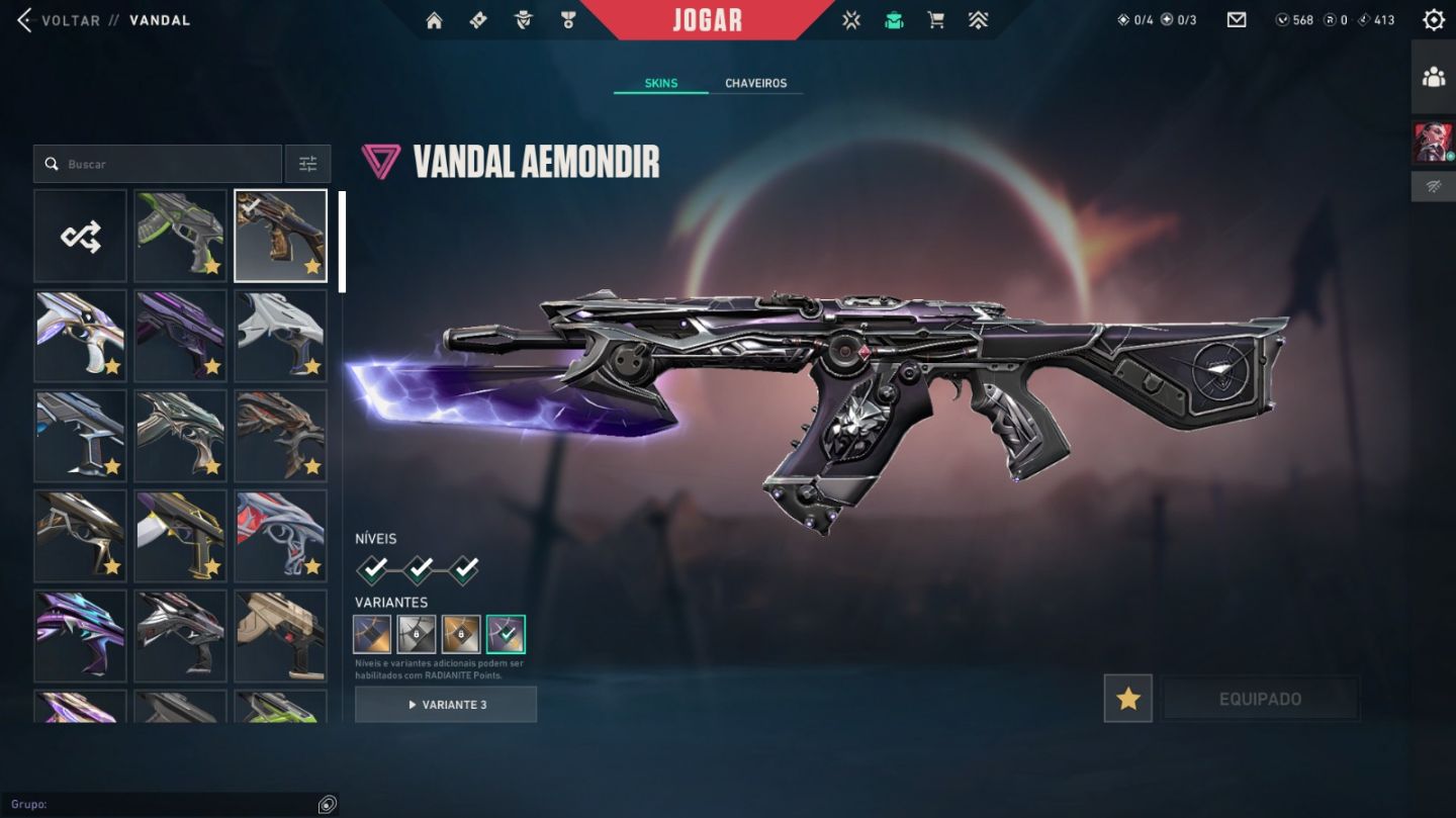 CONTA VALORANT | 37 SKINS | +R$ 3.600 GASTOS | ASC2 | NÍVEL 137 | PEAK IMORTAL 1