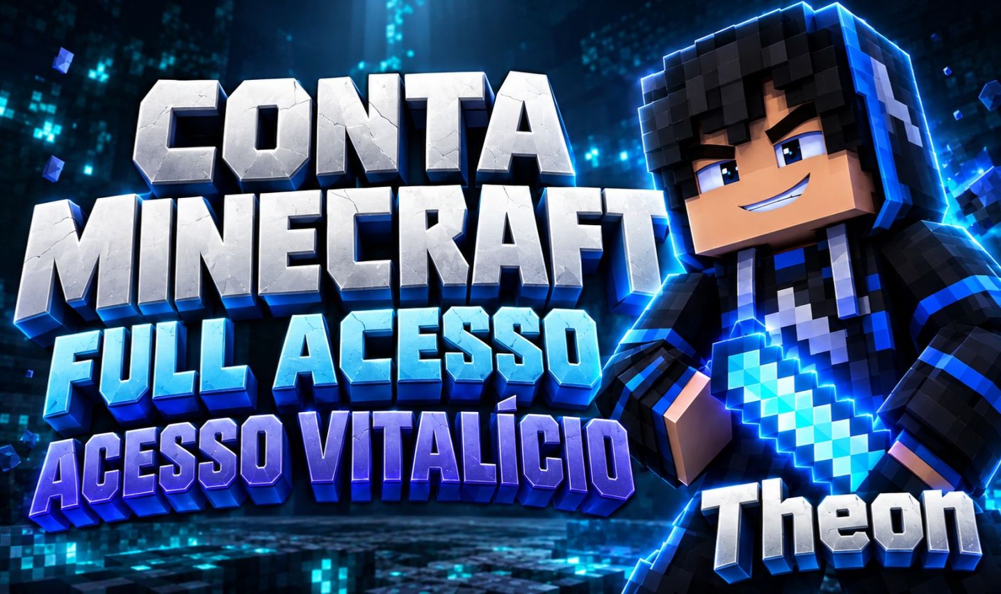 CONTA MINECRAFT JAVA + BEDROCK EDITION | FULL ACESSO | BRINDE INCLUSO