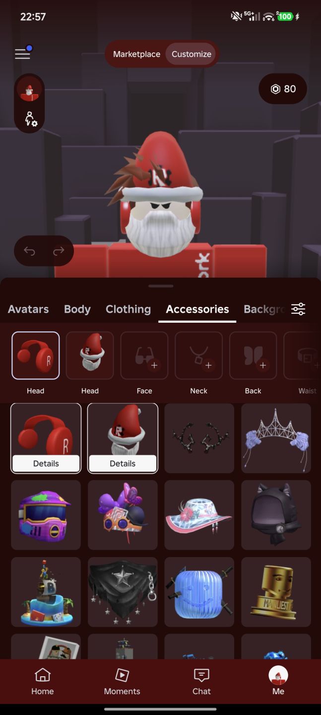 Conta de Roblox com redclockwork