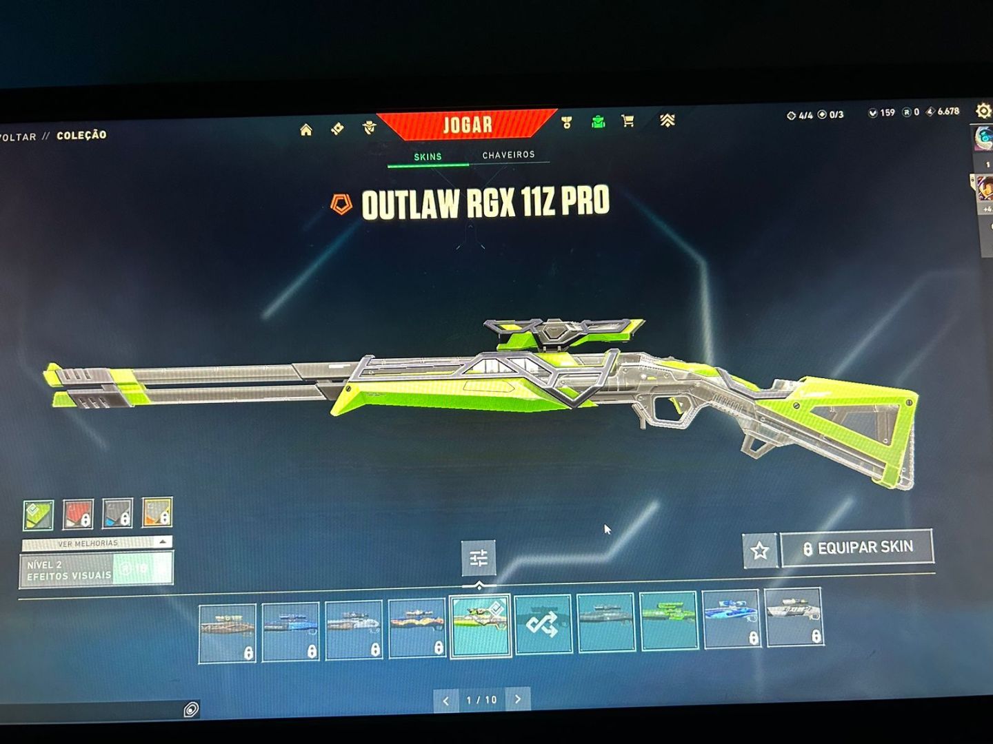 CONTA NÍVEL 109 CONTENDO SKINS