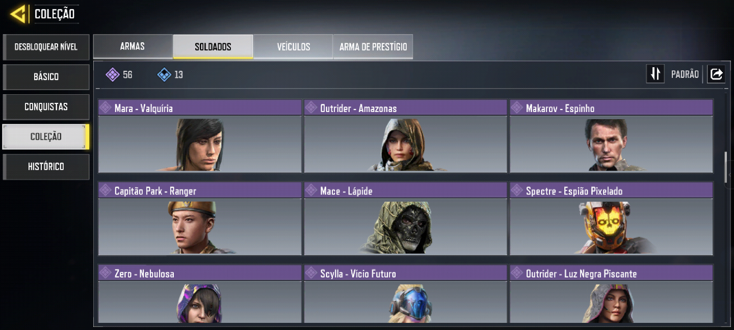 CONTA CODM - FULL ACESSO - NEYMAR JR- ARMA LENDÁRIA- 115 ARMAS ÉPICAS - 60 SKINS