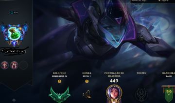 ÚNICO DONO | Conta BR - Nível 376 | Esmeralda | 104 Skins |