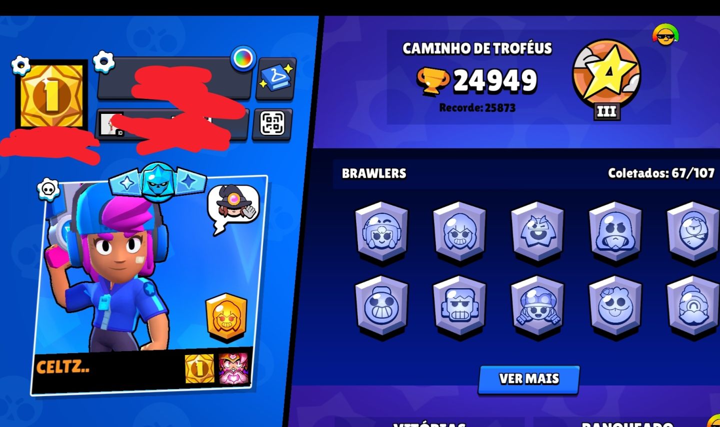 Conta de Brawl stars super rara