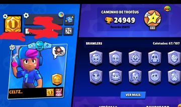 Conta de Brawl stars super rara
