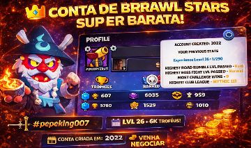 CONTA BRAWL STARS PARA INICAR NO - Brawl Stars - GGMAX
