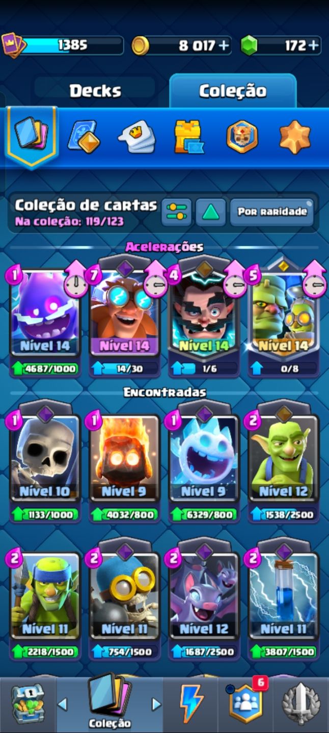 CONTA CLASH ROYALE END-GAME | 9500+ TROFÉUS (ARENA LENDÁRIA) | REI 14