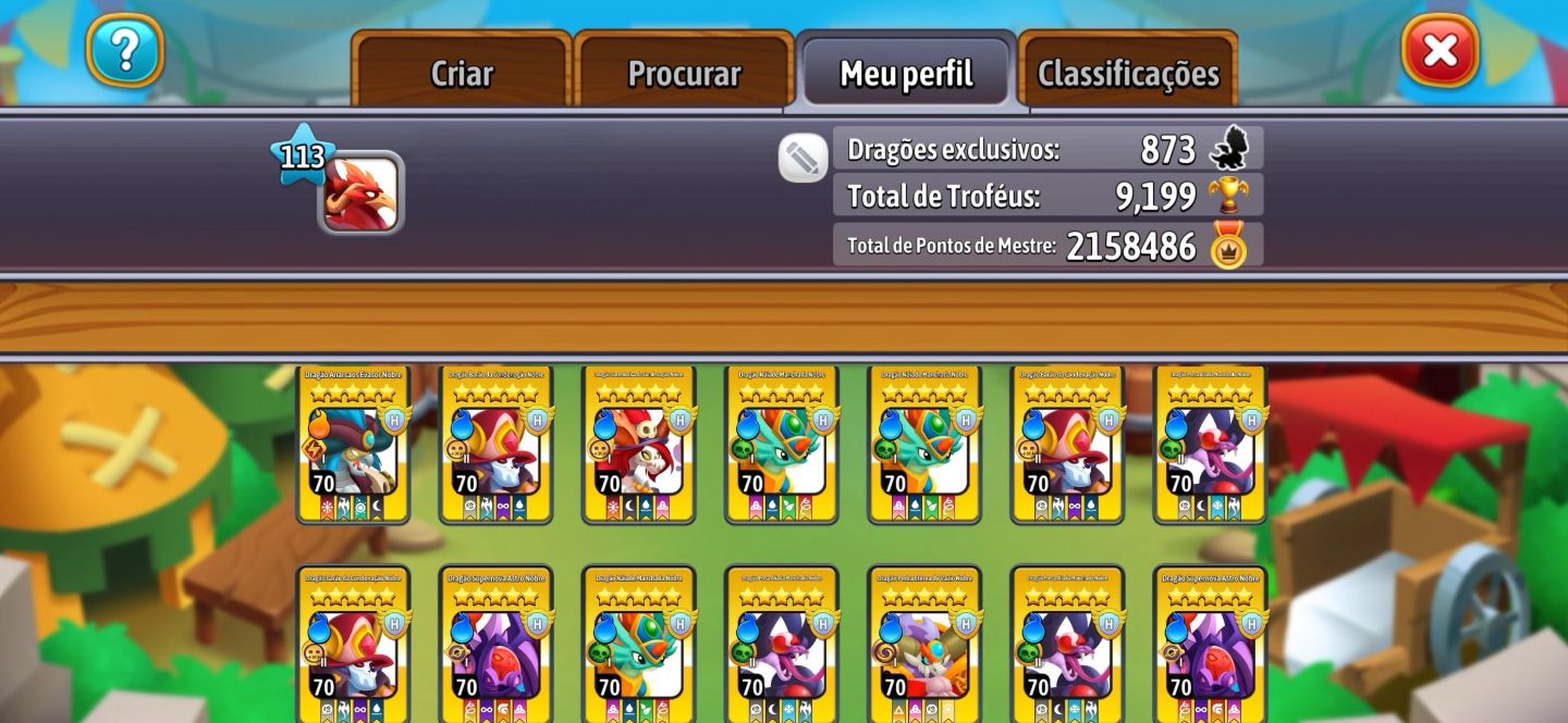 CONTA TOP DRAGON CITY - 5,28 MILHÕES DE GEMAS!