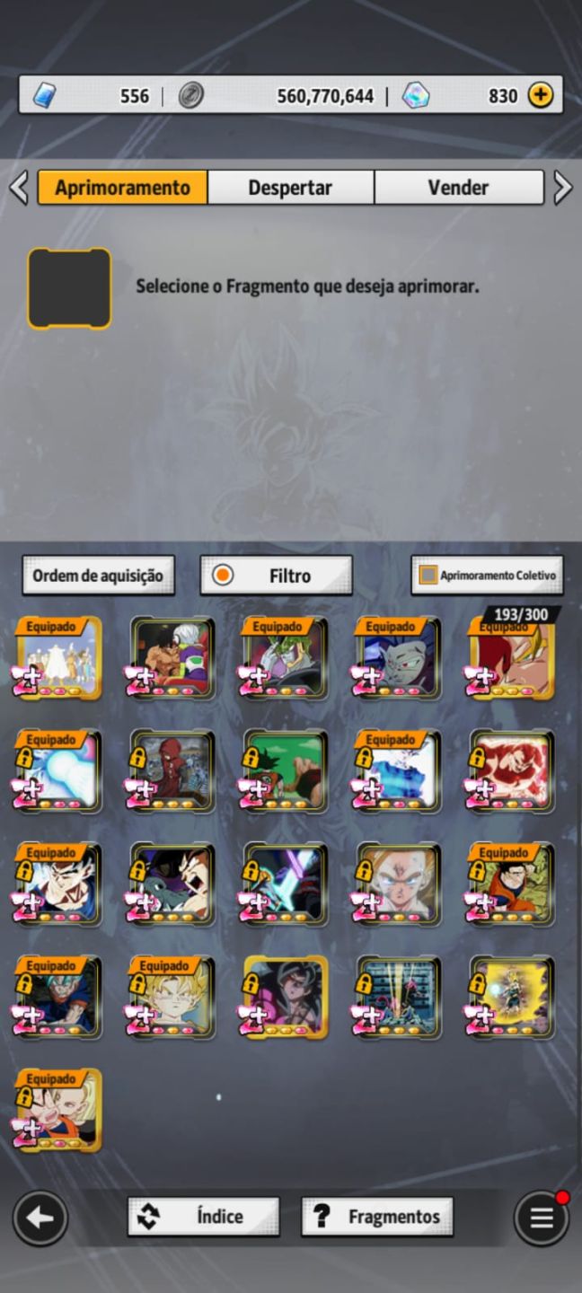 CONTA DE DRAGOMN BALL LEGENDS END GAME