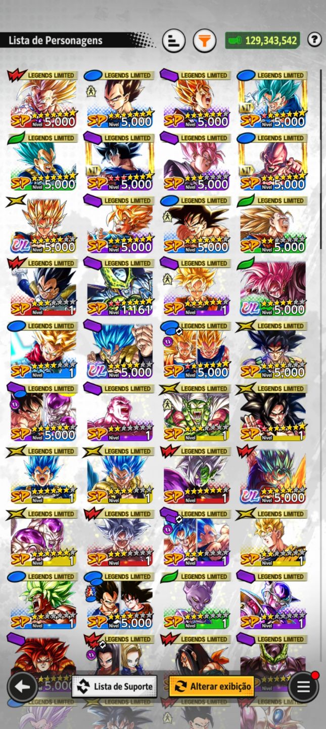 [PROMOÇÃO]Conta Dragon Ball Legends, lvl 250+ campanha completa IOS E ANDROID