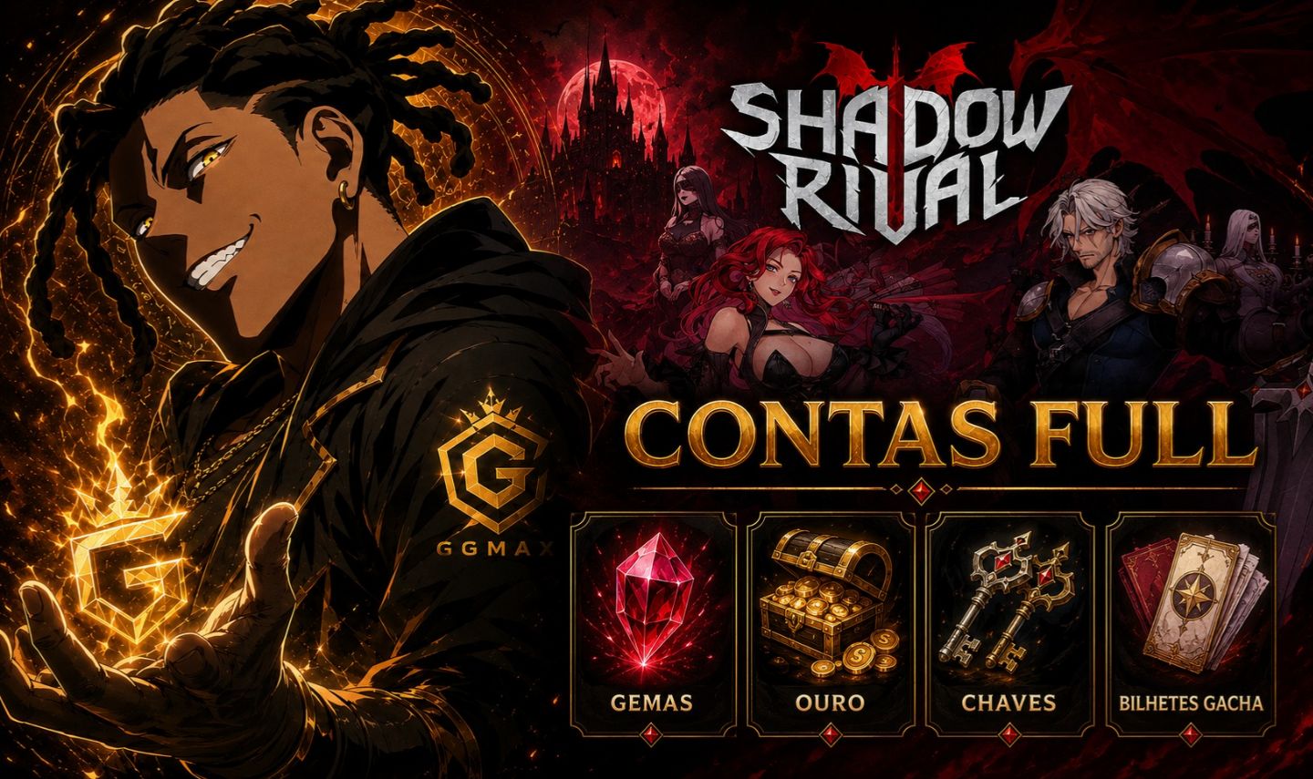 SHADOW RIVAL | OURO + GEMAS + CHAVES + RECURSOS | ANDROID APENAS