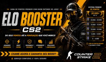ELOBURST/ELOJOB CS2 - MAIS BARATO e RAPIDO -- SUBA SEU PREMIER AO PRÓXIMO NÍVEL