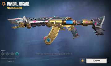 Conta valorant vandal arcane + skins