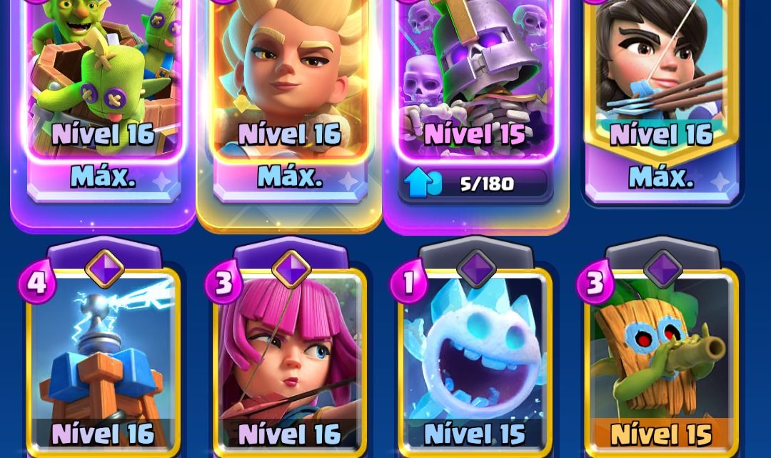 CONTA CLASH ROYALE MUITO UPADA EVO BARRIL DE GOBLINS